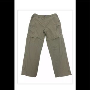 Reel legends mens convertible hiking pants tan XL